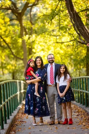 Dr Parikh and family